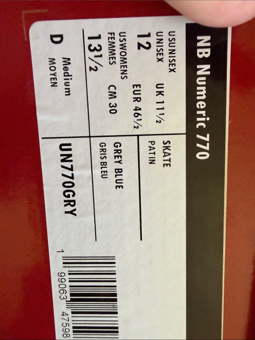 Grey Suede New Balance Numeric 770 Sneakers Brand New In Box!